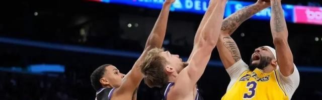 正面交锋再遭萨博尼斯完爆 欧洲中锋已成浓眉天敌